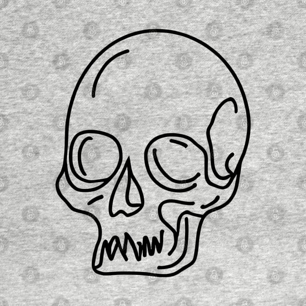 Cartoony skull by PrintSoulDesigns